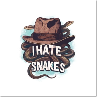 I Hat Snakes - Fedora Hat - Indy Posters and Art